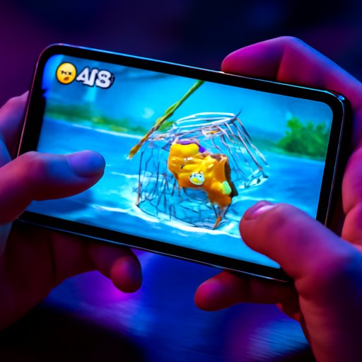 ak4444 ট্যাবলেটে Fishin' type জাল ধরার দৃশ্য